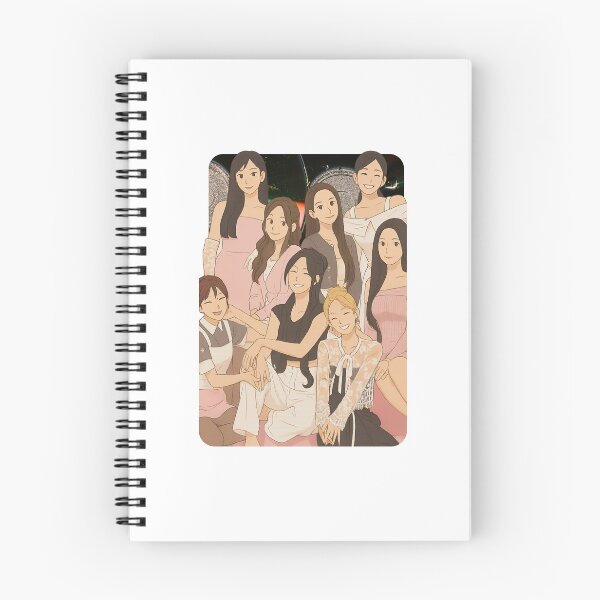 Item preview, Girls’ Generation (SNSD) Cartoon Illustration Group Members Kpop Collage Design designed and sold by HELL0WBELLO.