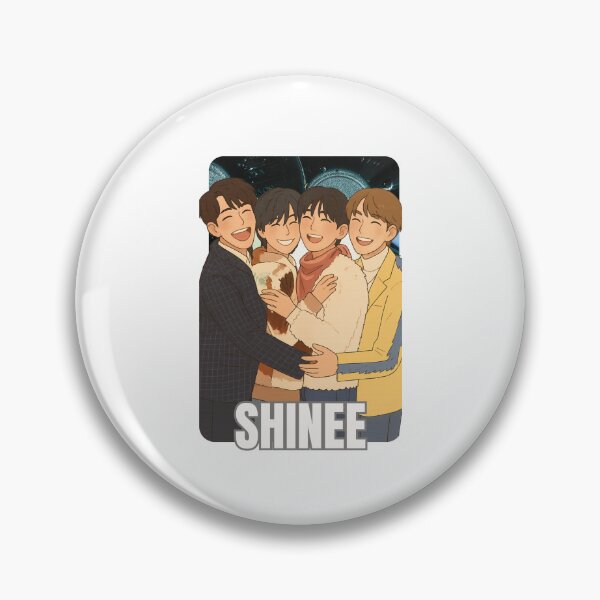 Item preview, SHINee Name Cartoon Illustration Group Members Kpop Collage Design designed and sold by HELL0WBELLO.