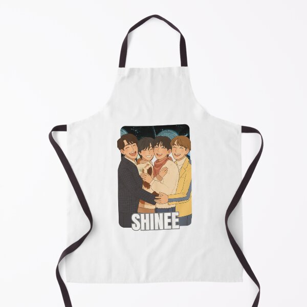 Item preview, SHINee Name Cartoon Illustration Group Members Kpop Collage Design designed and sold by HELL0WBELLO.