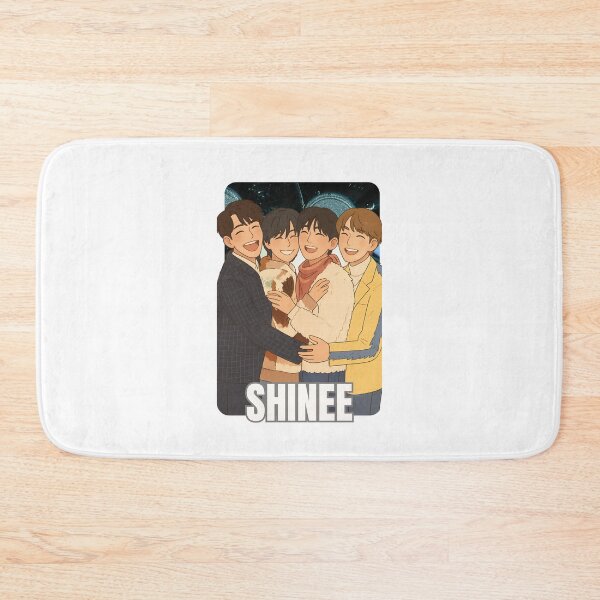 Item preview, SHINee Name Cartoon Illustration Group Members Kpop Collage Design designed and sold by HELL0WBELLO.
