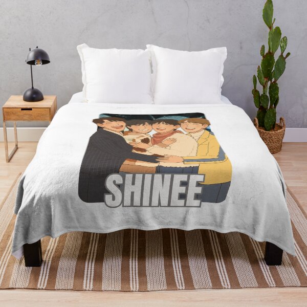 Item preview, SHINee Name Cartoon Illustration Group Members Kpop Collage Design designed and sold by HELL0WBELLO.