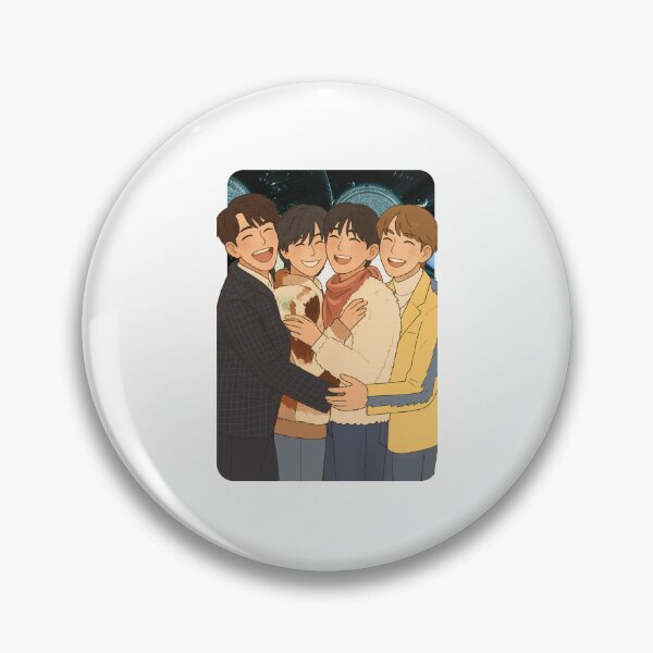Item preview, SHINee Cartoon Illustration Group Members Kpop Collage Design designed and sold by HELL0WBELLO.