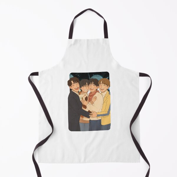 Item preview, SHINee Cartoon Illustration Group Members Kpop Collage Design designed and sold by HELL0WBELLO.