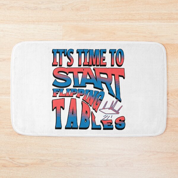 Item preview, Its Time To Start Flipping Tables Funny Quote Typography Design designed and sold by ArtDesignTp.