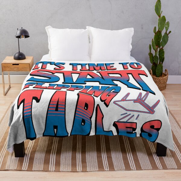Item preview, Its Time To Start Flipping Tables Funny Quote Typography Design designed and sold by ArtDesignTp.