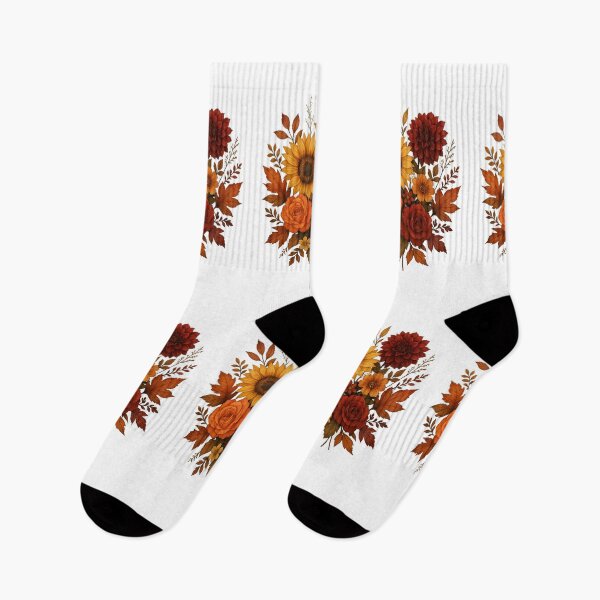 Item preview, Autumn Bouquet – Sunflower, Roses & Fall Leaves designed and sold by Rikaura.
