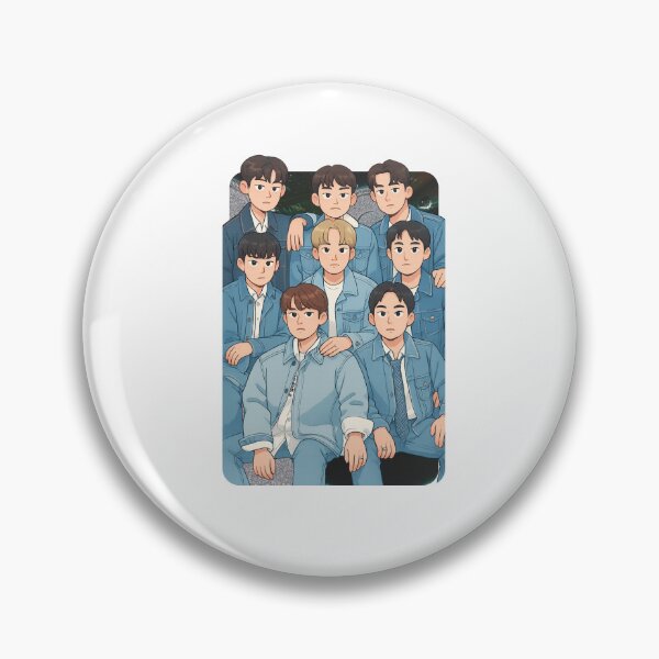 Item preview, EXO Cartoon Illustration Group Members Kpop Collage Design designed and sold by HELL0WBELLO.