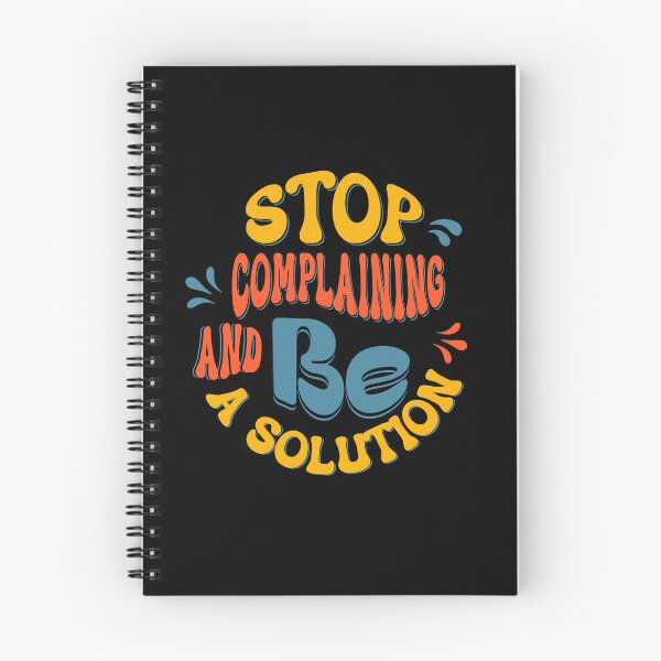 Item preview, Stop Complaining and Be a Solution designed and sold by Bold Canvas Studio.