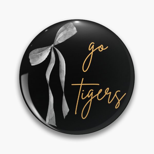 Item preview, Go Tigers Mizzou Pin designed and sold by pinkpoppyprints.