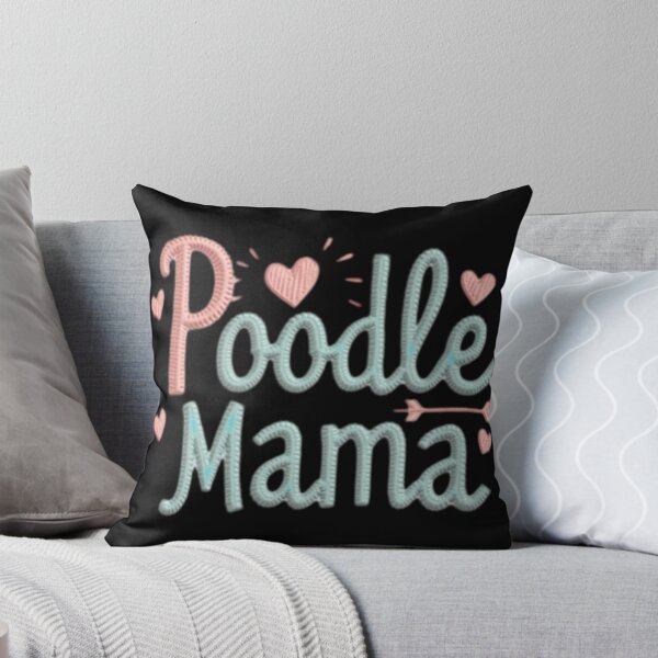Item preview, Poodle Mama Embroidered Style Cute Dog Mom Design designed and sold by ArtDesignTp.