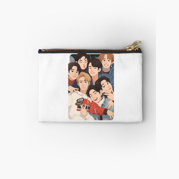 Item preview, GOT7 Cartoon Illustration Group Members Kpop Collage Design designed and sold by HELL0WBELLO.