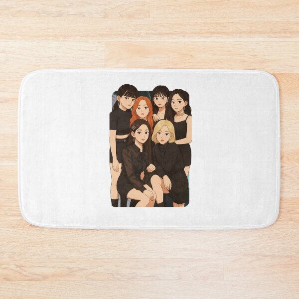 Item preview, I-dle Cartoon Illustration Group Members Kpop Collage Design designed and sold by HELL0WBELLO.