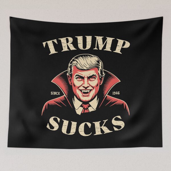 Item preview, Trump Sucks Vampire Humor Halloween designed and sold by EthosWear.