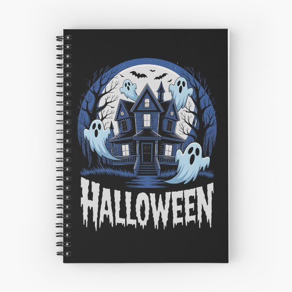Item preview, Haunted House Halloween Night designed and sold by SoftStyleStudio ⭐⭐⭐.