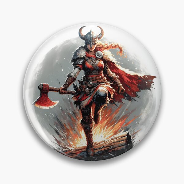 Item preview, Viking Warrior – Bold Norse Fighter Artwork for Fantasy Fans designed and sold by Lag-Threads.