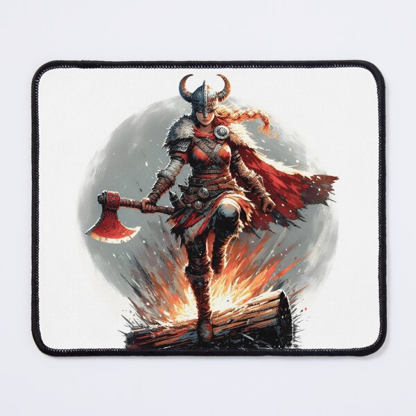 Item preview, Viking Warrior – Bold Norse Fighter Artwork for Fantasy Fans designed and sold by Lag-Threads.