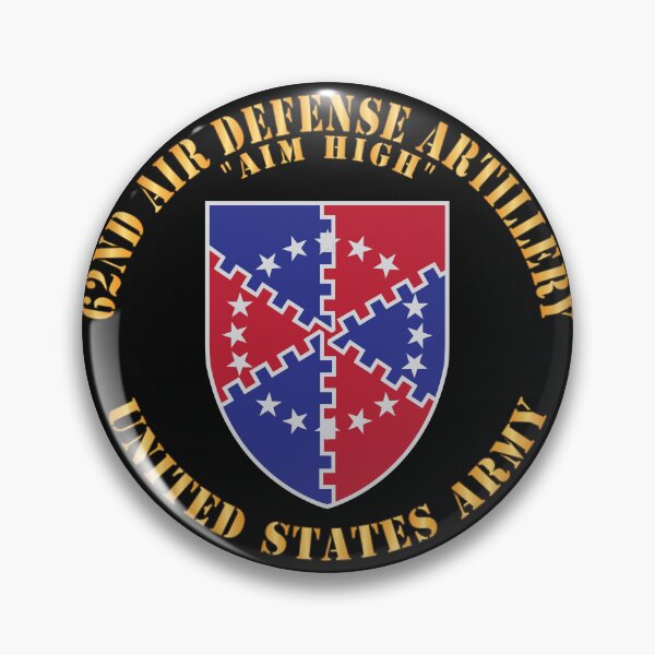 Item preview, Army - 62nd Air Defense Artillery - Aim High - DUI, US Army X 300 designed and sold by Military Insignia Products.