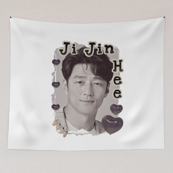 Item preview, Ji Jin-hee  Korean Actor Scrapbook Collage Cozy Y2K Vintage Design designed and sold by HELL0WBELLO.