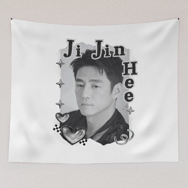 Item preview, Ji Jin-hee  Korean Actor Scrapbook Collage Cozy Y2K Vintage Design designed and sold by HELL0WBELLO.