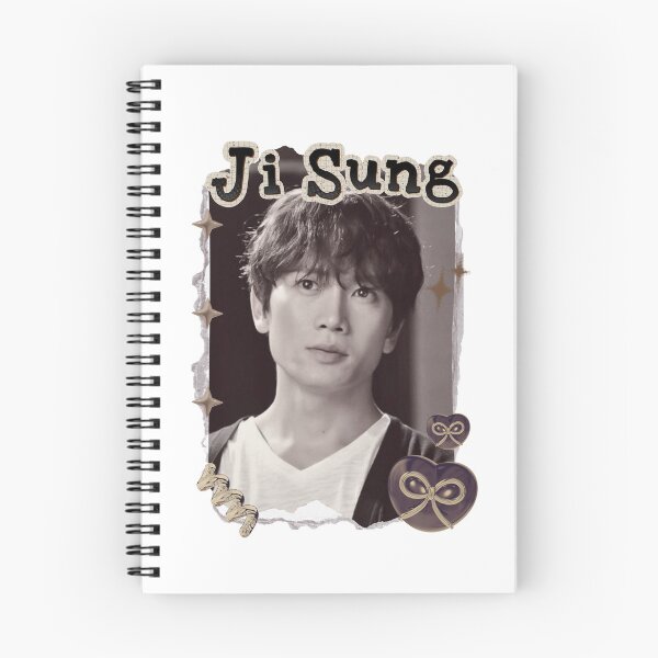 Item preview, Ji Sung Korean Actor K-Drama Scrapbook Collage Cozy Y2K Vintage Design designed and sold by HELL0WBELLO.