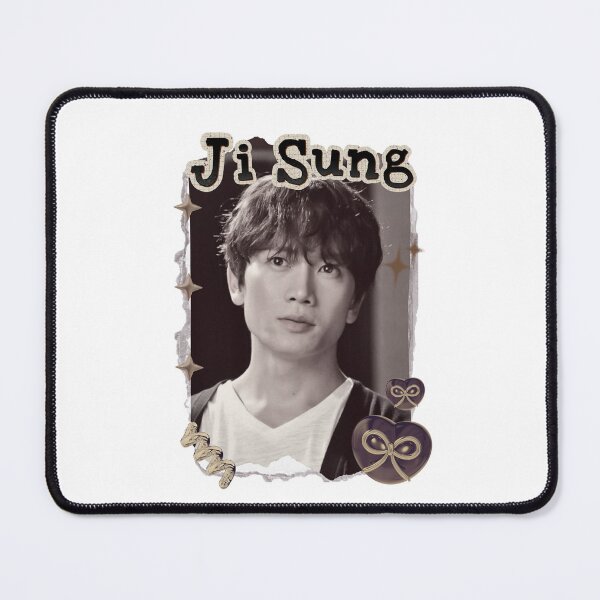 Item preview, Ji Sung Korean Actor K-Drama Scrapbook Collage Cozy Y2K Vintage Design designed and sold by HELL0WBELLO.