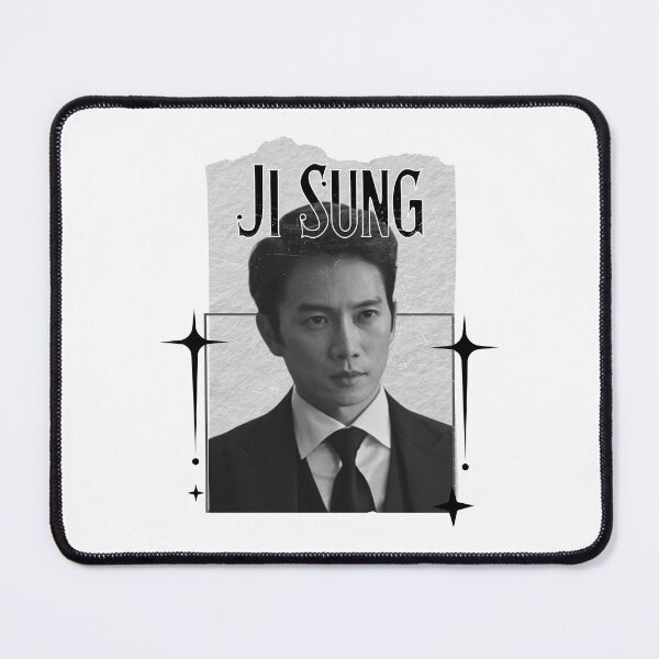 Item preview, Ji Sung Korean Actor K-Drama Scrapbook Collage Cozy Y2K Vintage Design designed and sold by HELL0WBELLO.