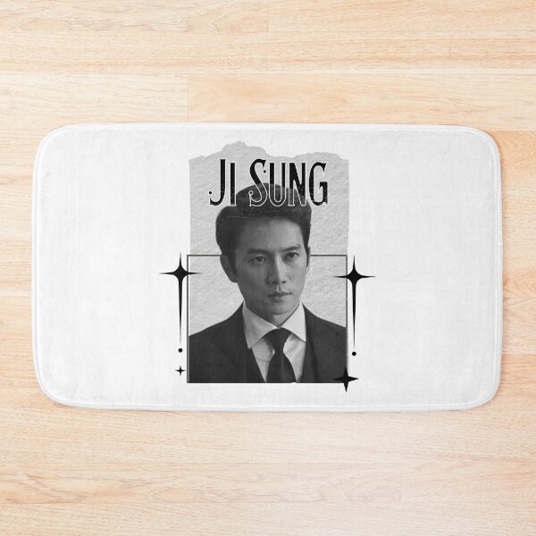 Item preview, Ji Sung Korean Actor K-Drama Scrapbook Collage Cozy Y2K Vintage Design designed and sold by HELL0WBELLO.