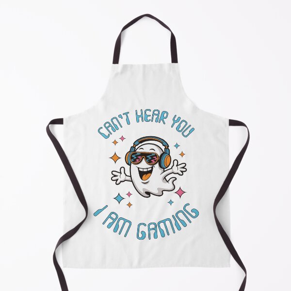 Item preview, Gaming Ghost - "I can't hear you, I'm gaming" designed and sold by retroPODshop.