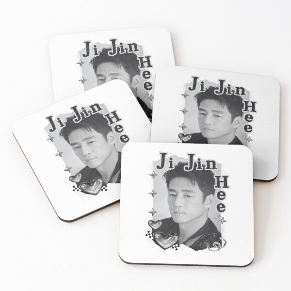 Item preview, Ji Jin-hee Korean Actor Kdrama Black and White Collage Digital Art Portrait designed and sold by AJUNICE STUDIO.
