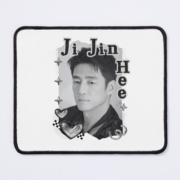 Item preview, Ji Jin-hee Korean Actor Kdrama Black and White Collage Digital Art Portrait designed and sold by AJUNICE STUDIO.