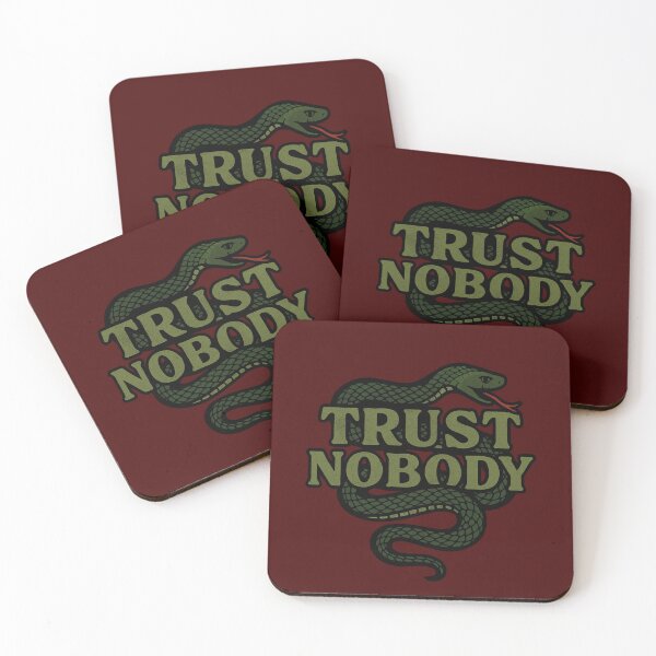 Item preview, Trust Nobody Snake Design designed and sold by Tatko Designs.