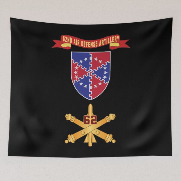 Item preview, Army - 62nd Air Defense Artillery w Number Br - DUI - Ribbon X 300 designed and sold by Military Insignia Products.