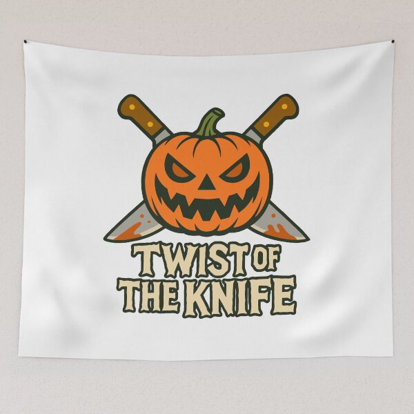 Item preview, Twist of the Knife Halloween Pumpkin designed and sold by SnappyPNG.