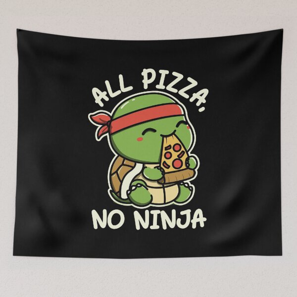 Item preview, All Pizza, No Ninja designed and sold by DonnieArts.