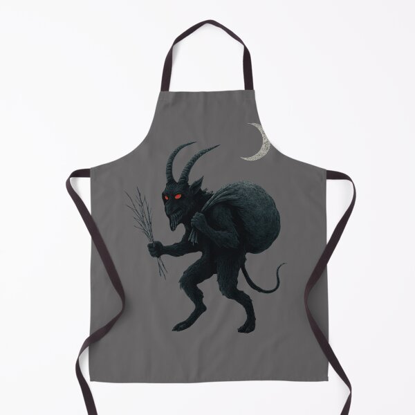 Item preview, Krampus Under the Moon – Gothic Christmas Art designed and sold by NoRestDesigns.