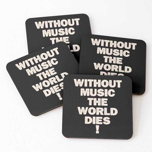 Item preview, Without Music The World Dies. designed and sold by BernieCartwr.
