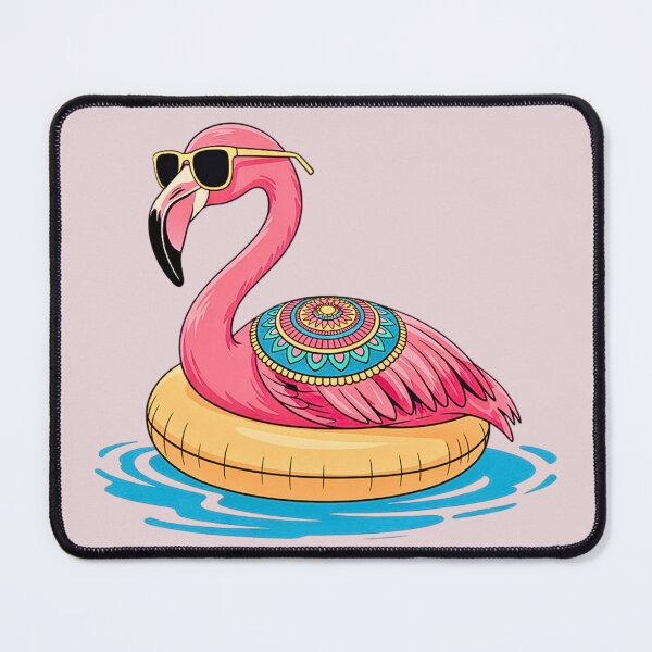 Item preview, Flamingo on Floatie designed and sold by VibrArtco.