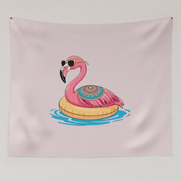 Item preview, Flamingo on Floatie designed and sold by VibrArtco.