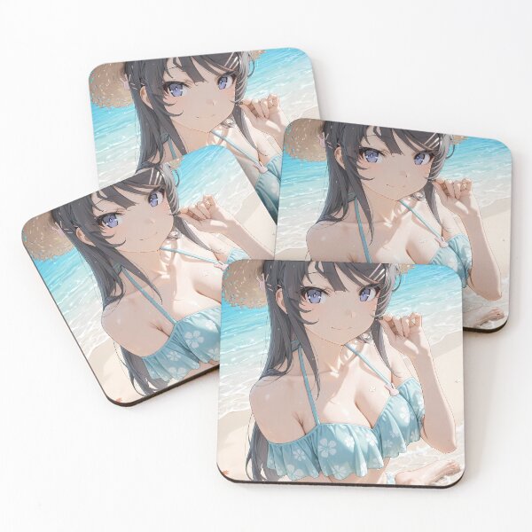Item preview, Mai Sakurajima Bunny Girl Senpai Anime Seaside Beauty designed and sold by Raslbazola.