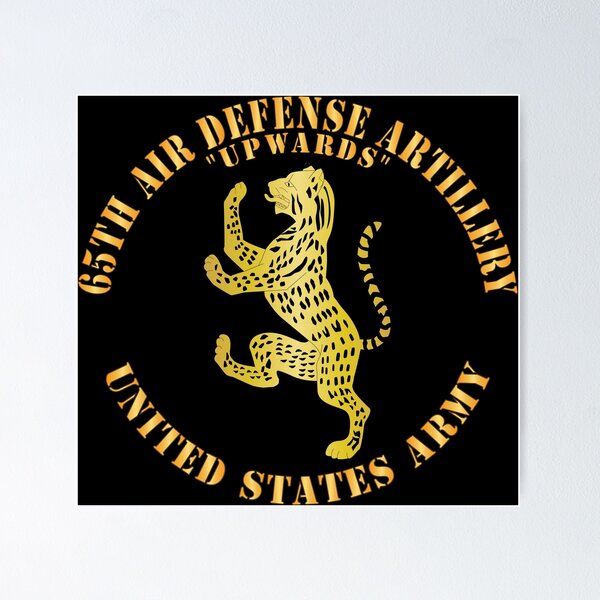 Item preview, Army - 65th Air Defense Artillery - Upwards - DUI, US Army X 300 designed and sold by Military Insignia Products.
