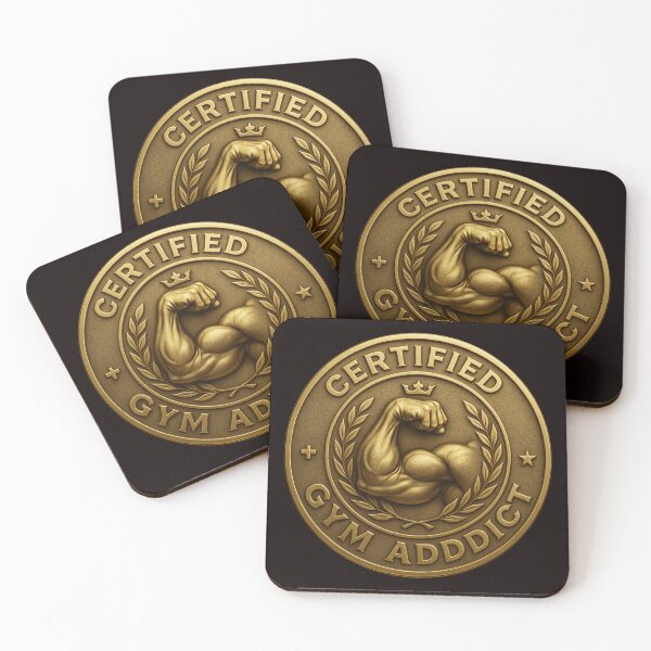 Item preview, Certified Gym Addict Medal designed and sold by Tatko Designs.