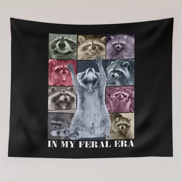 Item preview, In My Feral Era Funny Raccoon Animal Meme Racoons Team Trash designed and sold by CallahanRe.