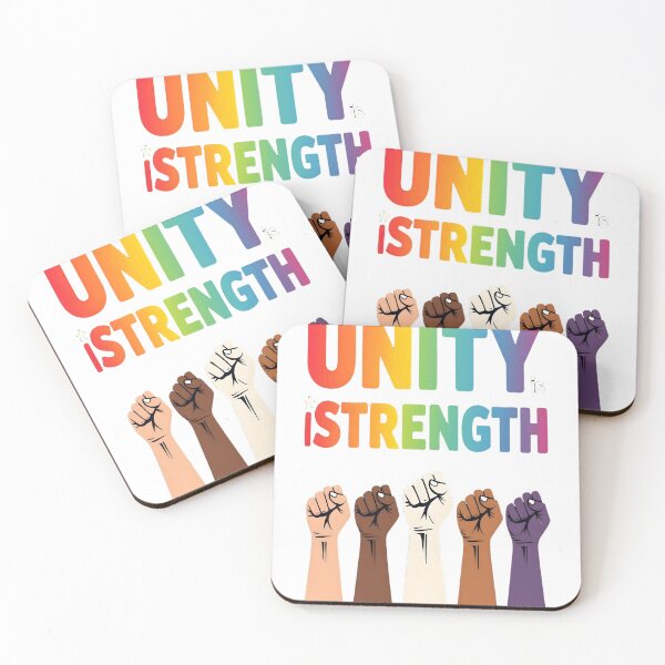 Item preview, Unity Is Strength Clenched Fists T-Shirt - Diverse Power & Solidarity Tee designed and sold by ArtistryNetix.