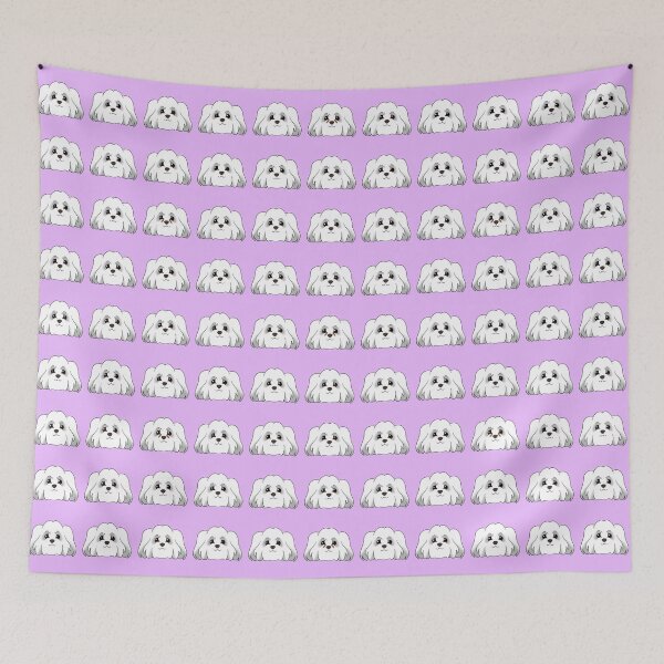 Item preview, Coton de Tulear Pattern Transparent Background designed and sold by OliRoseArt.