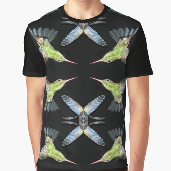 Colibrí simetría Camiseta gráfica