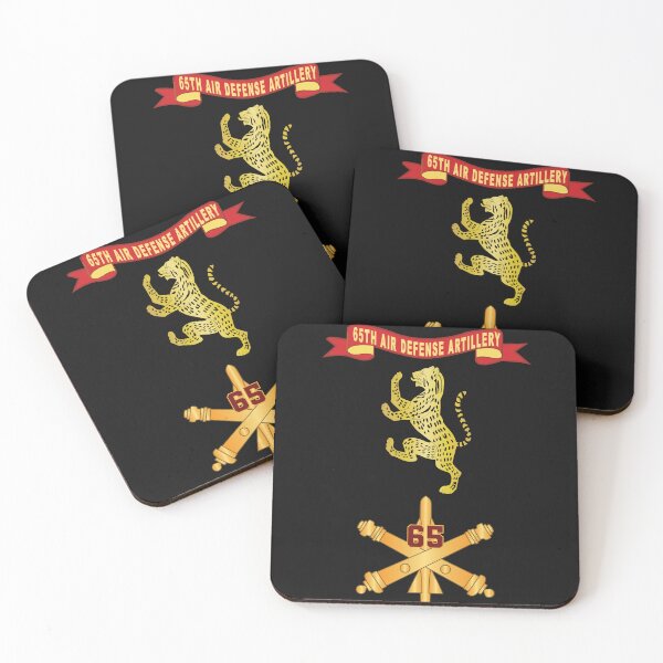 Item preview, Army - 65th Air Defense Artillery w Number Br - DUI - Ribbon X 300 designed and sold by Military Insignia Products.
