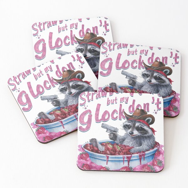 Item preview, Strawberry Jams But My Don't Funny Raccoon designed and sold by CallahanRe.