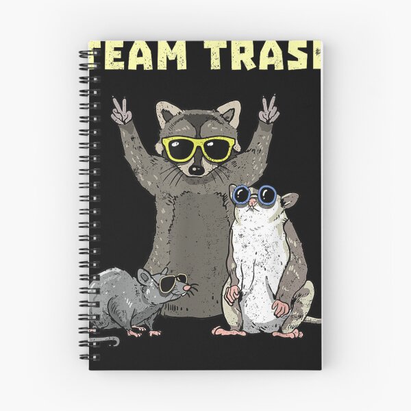 Item preview, Team Trash Opossum Raccoon Rat, Garbage Gang Opossum Raccoon designed and sold by CallahanRe.