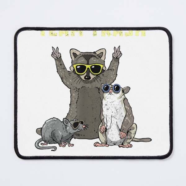 Item preview, Team Trash Opossum Raccoon Rat, Garbage Gang Opossum Raccoon designed and sold by CallahanRe.