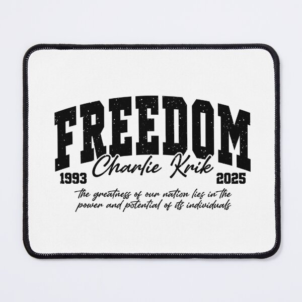 Item preview, Freedom Charlie Kirk Great American Patriot Hero designed and sold by JeyVel.
